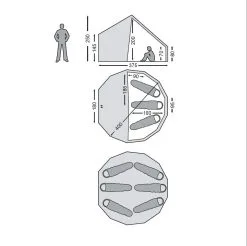 Nordisk Asgard 12.6 M&sup2; Indertelt Teknisk Bomuld, Beige