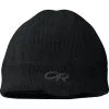 Outdoor Research Flurry Hovedbekl&aelig;dning, Brun -Campingtøj Butik FlurryBeanie Black 86065 001