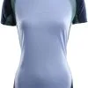 Aclima LightWool Sports T-shirt Damer, Violet/bl&aring; -Campingtøj Butik aclima lightwool sports t shirt women purple impr navyblazer northatlantic 4