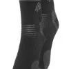 Aclima Running Str&oslash;mper 2-pak, Bl&aring;/r&oslash;d -Campingtøj Butik aclima running socks jet black 4 1