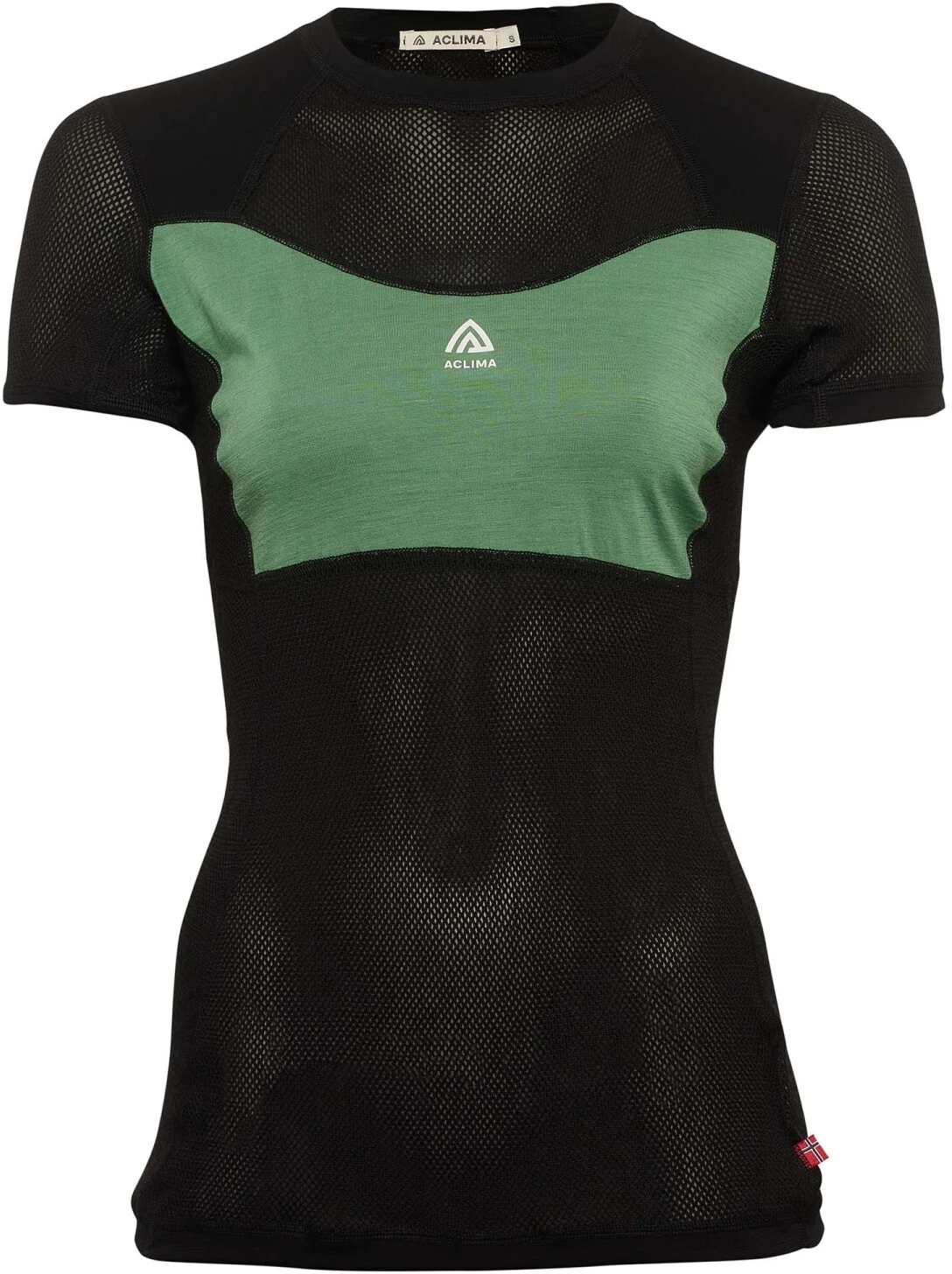 Aclima WoolNet Light SS T-Shirt Women, Sort 3 Aclima WoolNet Light SS T-Shirt Women, Sort