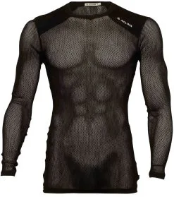 Aclima WoolNet Light SS Shirt Men, Sort