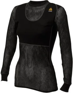 Aclima WoolNet Tr&oslash;je Damer, Sort