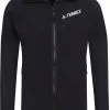Adidas TERREX Flooce Wind Jakke Med H&aelig;tte Herrer, Sort -Campingtøj Butik adidas terrex flooce wind hooded jacket men black 9