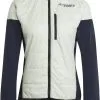 Adidas TERREX Hybrid Insulated Jacket Women, Blå/grøn 1 Adidas TERREX Hybrid Insulated Jacket Women, Blå/grøn -Campingtøj Butik adidas terrex hybrid insulated jacket women legend ink linen green 7