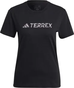 Adidas TERREX Logo Tee Women, Sort