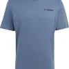 Adidas TERREX Moun GFX Tee Men, Bl&aring; -Campingtøj Butik adidas terrex moun gfx tee men wonder steel 6