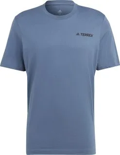 Adidas TERREX Moun GFX Tee Men, Bl&aring;