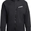Adidas TERREX TRK Prima Stretch Primaloft Hooded Jacket Men, Sort -Campingtøj Butik adidas terrex trk prima stretch primaloft hooded jacket men black 7 1