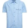 Axant Alps Rejsetr&oslash;je Agion Aktiv Herrer, R&oslash;d -Campingtøj Butik axant alps travel shirt agion active men blue check 7