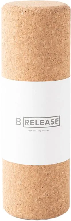 B Yoga B Release Kork Massage Rulle, Beige