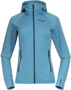 Bergans Cecilie Uldjakke Med H&aelig;tte Damer, Orange