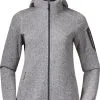 Bergans Kamphaug Strikket Hættetrøje Damer, Blå 1 Bergans Kamphaug Strikket Hættetrøje Damer, Blå -Campingtøj Butik bergans kamphaug knitted hoodie women chalk sand 4 1