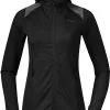 Bergans Rabot Active Mid Jakke Med H&aelig;tte Damer, Gr&oslash;n -Campingtøj Butik bergans rabot active mid hood jacket women black 1 1