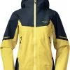 Bergans Senja 3-lags Jakke Damer, Gul/blå 1 Bergans Senja 3-lags Jakke Damer, Gul/blå -Campingtøj Butik bergans senja 3 layer jacket women pineapple orion blue 1