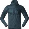 Bergans Senja Midlayer H&aelig;ttejakke Herrer, Petroleumsgr&oslash;n -Campingtøj Butik bergans senja midlayer hooded jacket men orion blue 1