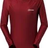 Berghaus 24/7 Tech LS Crew Tee Women, R&oslash;d -Campingtøj Butik berghaus 24 7 tech ls crew tee women syrah 15