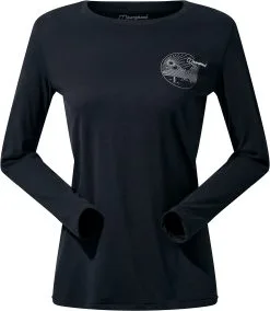 Berghaus Linear Landscape LS Tee Women, Pink