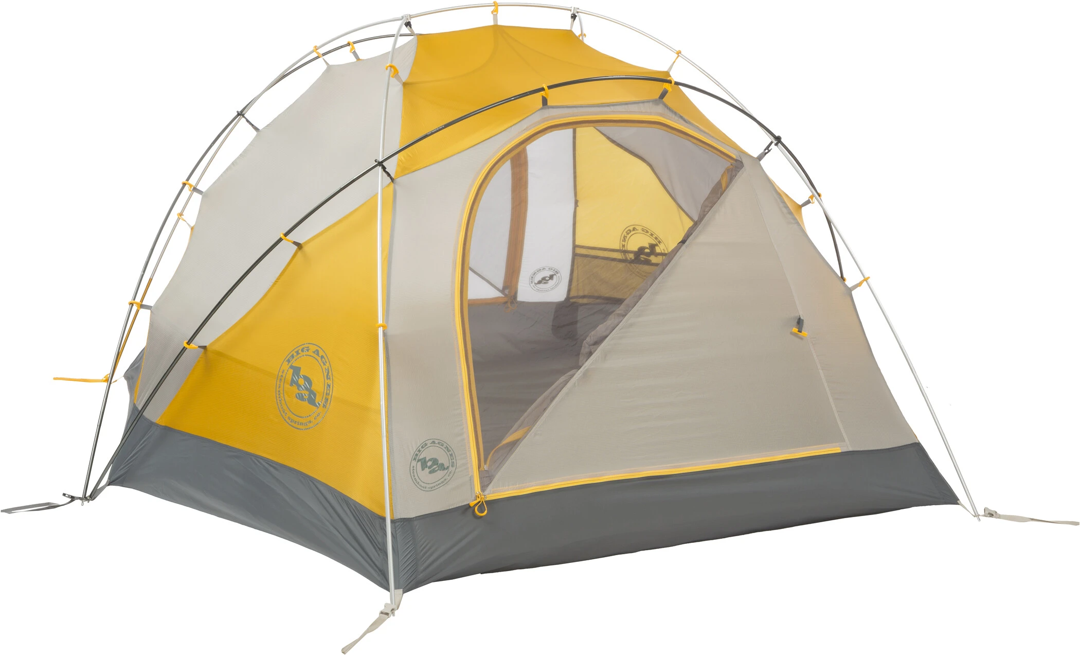 Big Agnes Battle Mountain 3 Telt, Beige/gul 3 Big Agnes Battle Mountain 3 Telt, Beige/gul