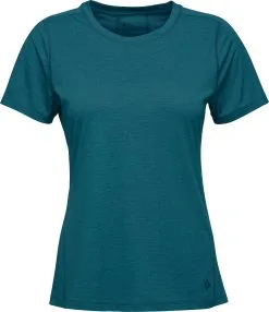 Black Diamond Lightwire Tech SS Tee Women, Gr&oslash;n