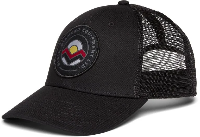 Black Diamond Low Profile Trucker Hat, Rød/sort 3 Black Diamond Low Profile Trucker Hat, Rød/sort