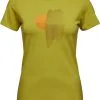Black Diamond Luminary SS Tee Women, Bl&aring; -Campingtøj Butik black diamond luminary ss tee women citronelle 4