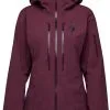 Black Diamond Recon LT Shell Jakke Damer, Grå/grøn 1 Black Diamond Recon LT Shell Jakke Damer, Grå/grøn -Campingtøj Butik black diamond recon lt shell jacket women blackberry 8