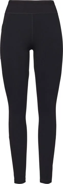 Black Diamond Sessions Tights Women, Oliven