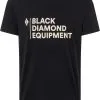 Black Diamond Stacked Logo T-shirt Herrer, Gr&aring; -Campingtøj Butik black diamond stacked logo tee men black 4