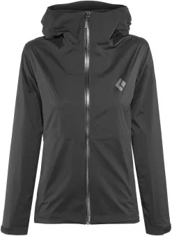 Black Diamond Stormline Skaljakke Damer, Sort