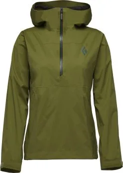 Black Diamond Stormline Stretch Anorak Women, Bl&aring;