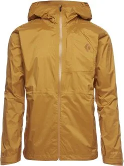 Black Diamond TreeLine Rain Shell Jakke Herrer, Oliven