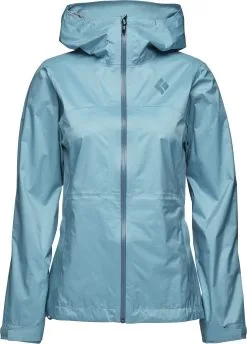 Black Diamond Treeline Rain Shell Jacket Women, Bl&aring;