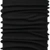 Buff Midweight Merino Wool Halsr&oslash;r, Pink -Campingtøj Butik buff midweight merino wool buff solid black 1
