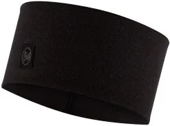 Buff Wide Merino Wool Pandeb&aring;nd, Sort