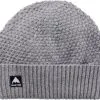 Burton Seed Stitch Beanie, R&oslash;d -Campingtøj Butik burton seed stitch beanie gray heather 1