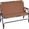 CAMPZ Klapstol Dobbelt, Brun/sort -Campingtøj Butik campz aluminium folding chair double brown 11