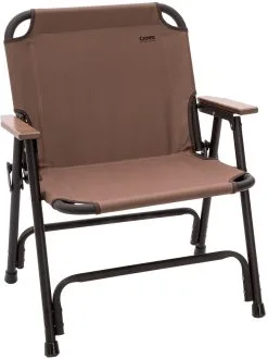 CAMPZ Klapstol Enkelt, Brun/sort