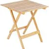 CAMPZ Foldebord 51x49,7x57,7cm, Brun -Campingtøj Butik campz bamboo folding table 51x497x577cm brown 8