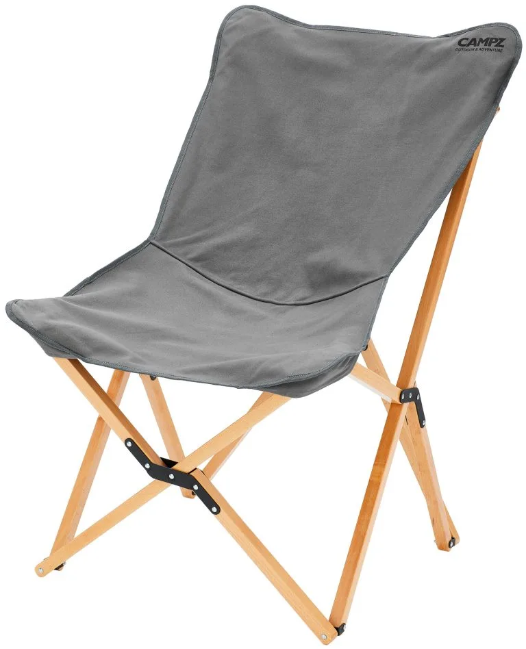 CAMPZ Foldestol XL, Brun/grå 3 CAMPZ Foldestol XL, Brun/grå