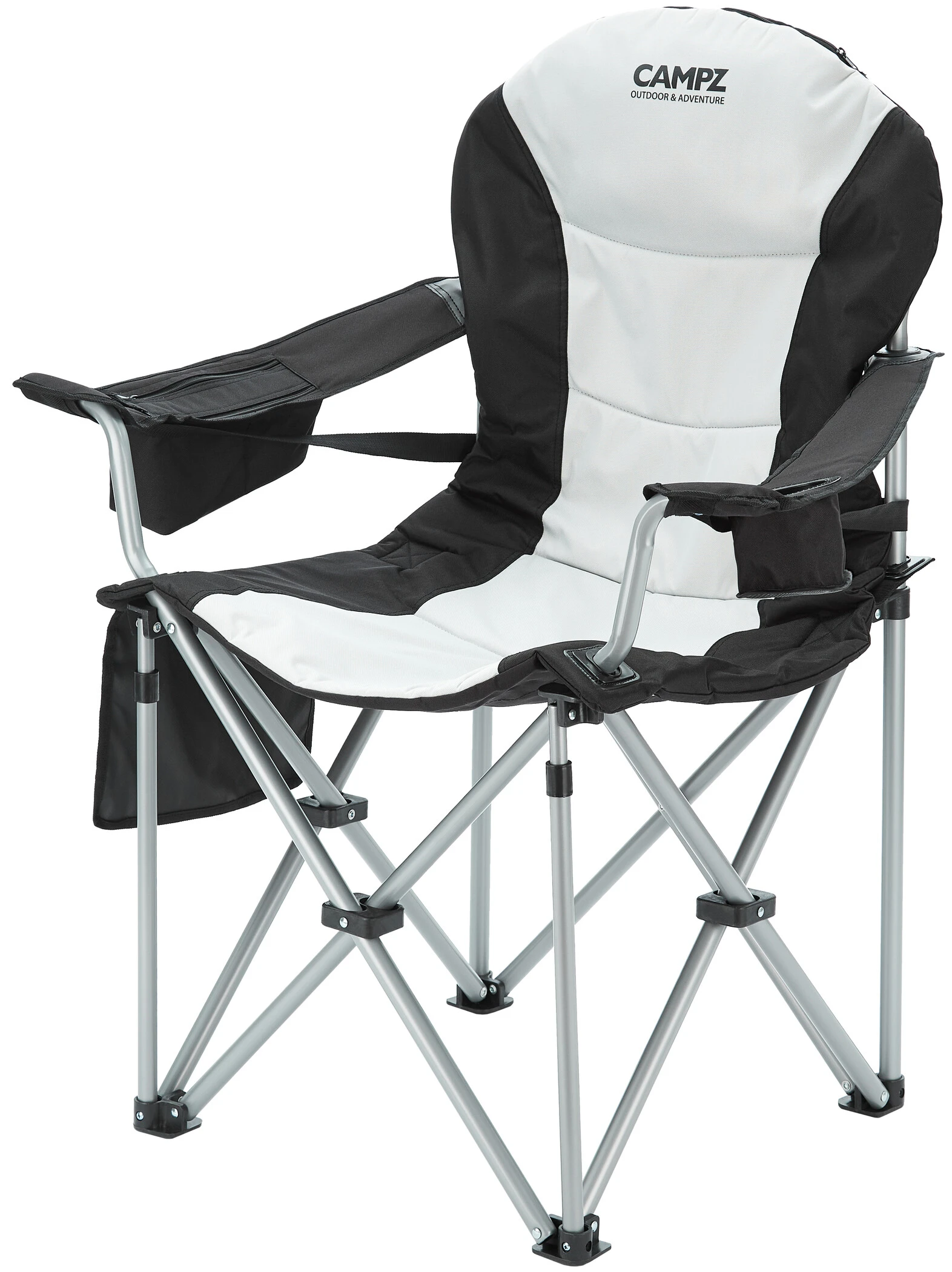 CAMPZ Campingstol, Grå/sort 3 CAMPZ Campingstol, Grå/sort