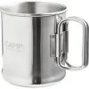 CAMPZ B&aelig;ger Rustfrit St&aring;l 300ml M. Med Foldeh&aring;ndtag -Campingtøj Butik campz edelstahlbecher 300ml mit klappgriff 3