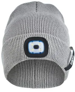 CAMPZ Knitted Reflective LED Beanie, Gr&aring;