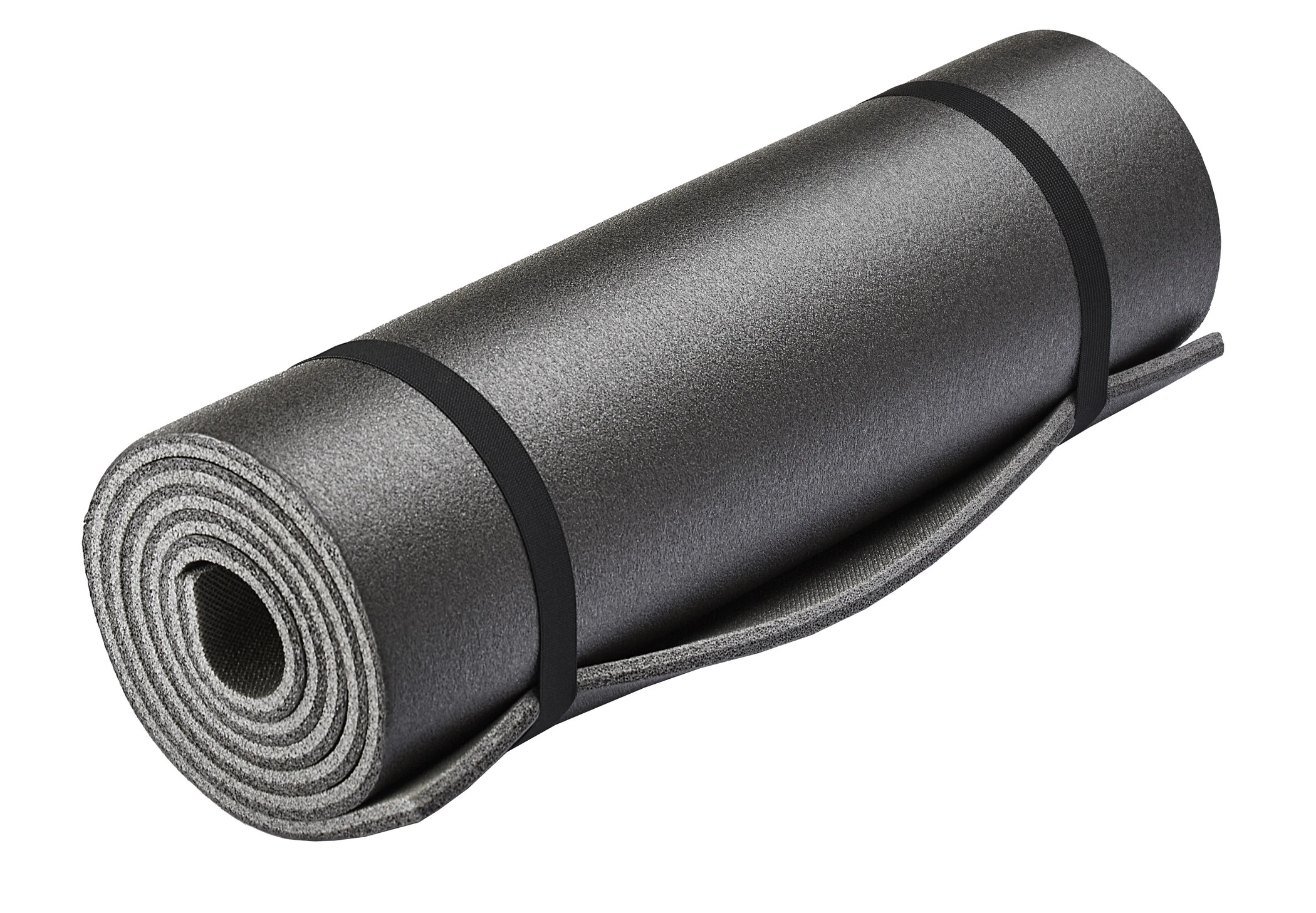 CAMPZ Liggeunderlag Dobbelt Lag 180x50cm, Sort/grå 3 CAMPZ Liggeunderlag Dobbelt Lag 180x50cm, Sort/grå