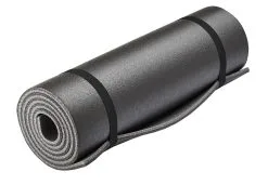 CAMPZ Liggeunderlag Dobbelt Lag 200x55cm, Sort/gr&aring;