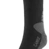 CAMPZ Expedition Sokker Merino, Gr&aring; -Campingtøj Butik campz merino expedition socks black grey 9