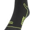 CAMPZ Sneaker Sokker Merino, Sort/gr&oslash;n -Campingtøj Butik campz merino sneaker socks black green 9 1