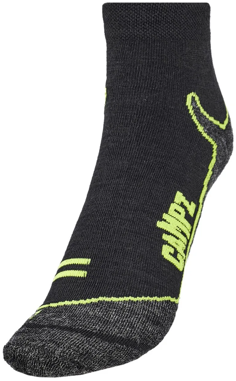 CAMPZ Sneaker Socks Merino Kids, Sort 3 CAMPZ Sneaker Socks Merino Kids, Sort