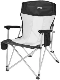 CAMPZ Mesh Campingstol, Sort/gr&aring;