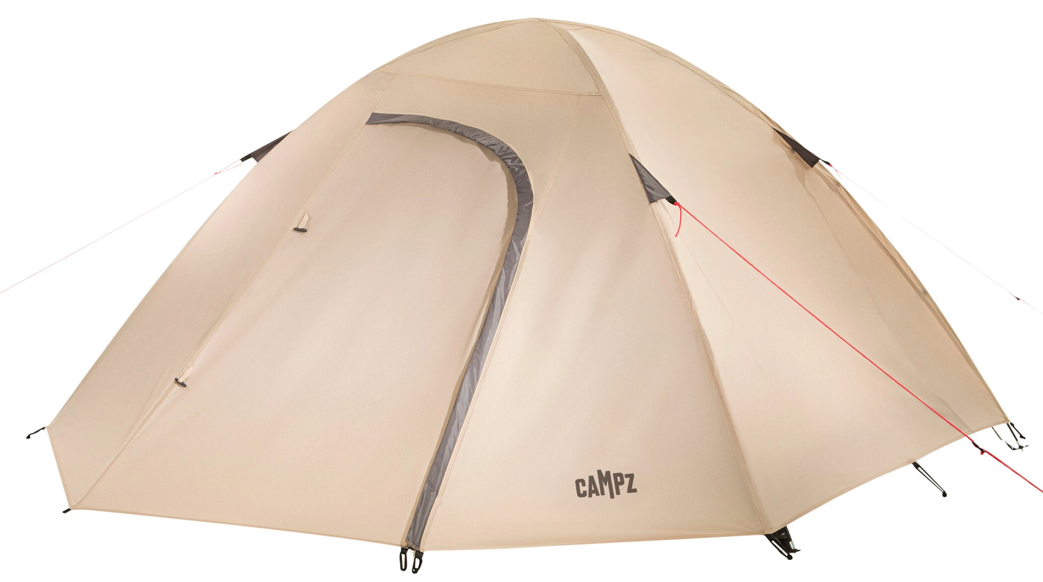 CAMPZ Monta Tent 2P, Beige/grå 3 CAMPZ Monta Tent 2P, Beige/grå